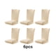 thumbnail image 5 of Advancent 6 sillas con fundas para asientos de sillas, alta elasticidad y fácil de cuidar, funda elástica para asiento de silla Decoración del hogar Beige, 5 of 6
