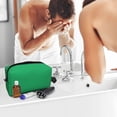 thumbnail image 5 of Goofa Forestgreen Printed Toiletry Bag with Handle,Large Capacity Travel Makeup Cosmetic Bag for Women, Carry on Airport Airline Compliant Bag, 5 of 9