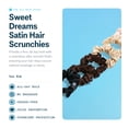 thumbnail image 2 of Gimme Beauty Medium Satin Scrunchies - Soft, No-Breakage Scrunchies - Perfect for Medium Hair & Bedtime Wear - Firm Hold & Gentle, Crease-Free Accessories for Women - Neutrals & Black, 4 Pack, 2 of 6