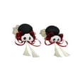 thumbnail image 1 of 2 Pcs Pinces à Cheveux Style Chinois Panda Pince à Cheveux Nœud Décoratif Coiffe Cheveux Rouge, 1 of 8