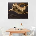 thumbnail image 2 of Nawypu Small Flying Squirrel Wall Art Canvas Prints Poster For Home Office Decorations With Framed, 2 of 4