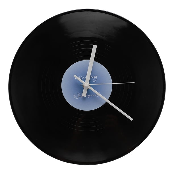 Reloj De Pared, Reloj De Pared Redondo Retro De 12.0 In, Silencioso, Clásico, Decorativo, De Cuarzo, Funciona Con Pilas, Diseño De Registro Vintage, Reloj Para Sala De Estar,
