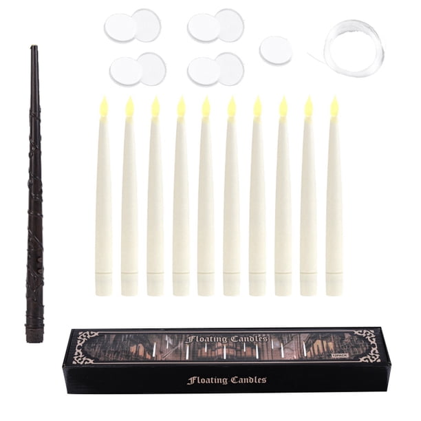 Vela LED Flotante, Velas Colgantes Mágicas Seguras De Bajo Consumo, 10 Uds., Funciona Con Pilas Para Cumpleaños