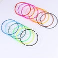 thumbnail image 1 of Pendientes grandes de 6 cm, elegantes pendientes de Corea del Sur para mujer, pendientes con forma de gota de pintura en aerosol, 15 colores, grandes pendientes circulares que combinan con todo, 1 of 1