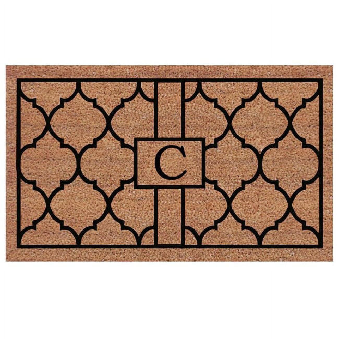 Calloway Mills Pantera Monogram Outdoor Doormat, Extra-thick 2' x 3' (Letter P)