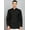 Black With Red piping, variant on Men's Multi-Color Piping 3/4 Sleeve Chef Coat, Culinary Uniform for Food Service and Bakers Cooking Apparel