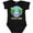 AB-Black, variant on Summer Vacation in Punta Cana Boys or Girls Baby Bodysuit