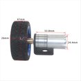 thumbnail image 2 of Kits de 6 V para Vehículos RC de Hobby, Motores de Engranajes de CC, Piezas de Robot, Kit de Ruedas de 65 mm, Motorreductores de 60 RPM para Coches de Juguete Robot., 2 of 5