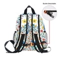 thumbnail image 5 of FORMRS School Backpack with Front Zippered Pocket 12" Student Travel Daypack, Blue Wildflower Pattern, 5 of 6
