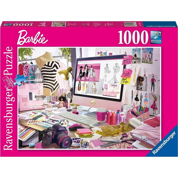 Ravensburger Barbie Jigsaw Puzzles for Kids and Adults Age 12 Years Up - 1000 Pieces - Fashion Icon