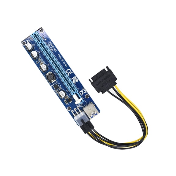 Seitruly VER008C PCI-E Board 60CM 1x a 16x Adaptador Extender Tarjeta GPU Extensor de tarjeta gráfica para GPU Nuevo Estaciones de acoplamiento para portátiles