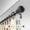 Mahogany, variant on 1 in. Velia Curtain Rod with 160 to 240 in. Extension, Light Gold
