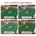 thumbnail image 7 of ODIKA 9'x12' Washable Area Rug Low Pile, Flatwoven, Football Gridiron Field Markings Door Stadium Theme Footaball for Great Room, Indoor Concept, Large Living, 7 of 7