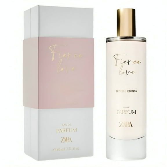 Zara Fierce Love Women Perfume Limited Edition Fragrance with Myrtle Rose Water Turkish Delight Tonka Bean Tobacco Vetiver & Patchouli EDP Eau de Parfum 80ml (2.71 fl. oz.)