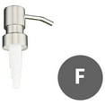 thumbnail image 1 of Lefu 304 Stainless Steel Lotion Bottle Dispenser Soap Dispenser Press Head, 1 of 6