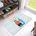 thumbnail image 3 of MKHERT Hello Summer Teddy Bear with Surfboard in Stripes Ocean Waves Doormat Rug Home Decor Floor Mat Bath Mat 30x18 inch, 3 of 3