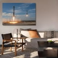 thumbnail image 6 of Landing of the side boosters after the Falcon Heavy Demonstration Mission Canvas Poster Bedroom Decor Sports Landscape Office Room Decor Gift,Frame-style,20x30inch(50x75cm), 6 of 8