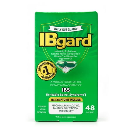 (2 pack) IBGard, Medical Food for Irritable Bowel Syndrome (IBS), 48 (Best Over The Counter For Ibs)