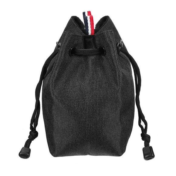 Uxcell Drawstring Camera Bag, 3.94"x3.94"x6.69" Waterproof Camera Drawstring Shoulder Bag with Camera Straps for Nikon DSLR Camera Lenses, Black
