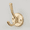 Brushed Brass, variant on Balin Designs Savi Wall Hook, Minimalist Entryway and Bath Hanger, Satin Nickel