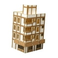 thumbnail image 5 of Kokiya 1/144 Building Model DIY Painting Micro Landscape Street City Scene Building B, 5 of 9
