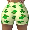 thumbnail image 2 of Fotbe St. Patrick's Day Seamless Shorts, Womens Workout Shorts High Waist Stretch Booty Short for Gym/Yoga/Running/Biking-XX-Large-Medium, 2 of 8