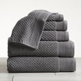 thumbnail image 4 of Belle Collection Textured Waffle Decorative Soft Towels & Washcloths, 6 Count, 4 of 6