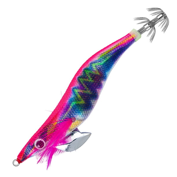 Camarones 19 G Camarones Luminosos Anzuelo Calamar Rápidos Cabeza Aguas Profundas Con Cuentas Camarones Falsos (Estilo C) (luminoso)