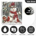 thumbnail image 3 of Ryvnso Snowman with Cardinals Christmas Dishwasher Magnetic Refrigerator Magnet Cover Kitchen Home Decorative 23"x26", 3 of 6