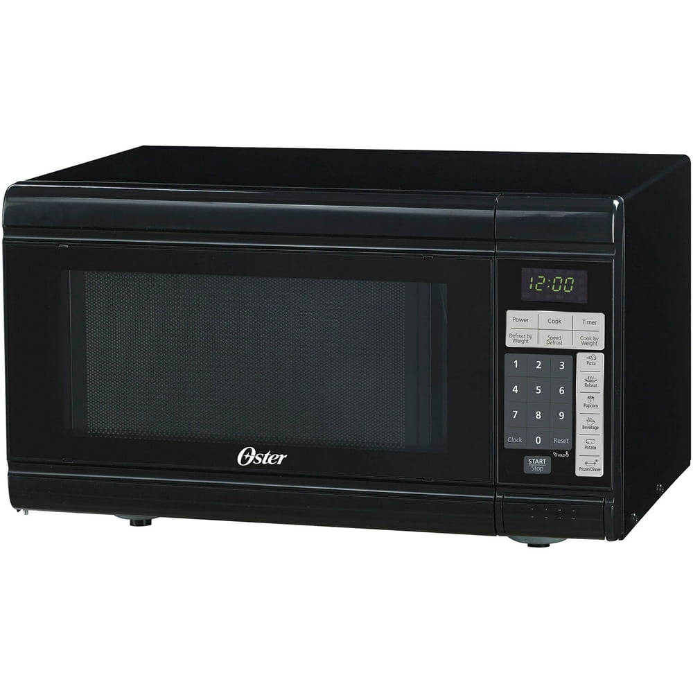 Oster CompactSize 0.9Cu. Ft. 900W Countertop Microwave Oven with Push