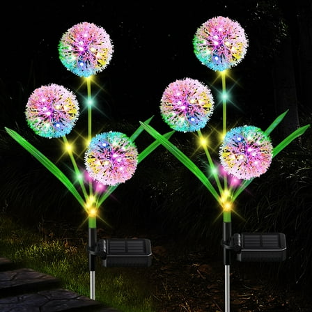 Qishi Solar Multicolor LED Landscape & Walkway Light