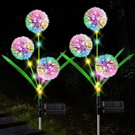 Qishi Solar Multicolor LED Landscape & Walkway Light