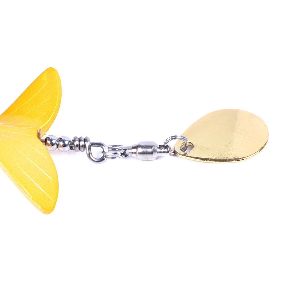 HENGJIA  Fishing Lures, Topwater Floating Rotating with Sequins Tail Artificial Hard Bait Fishing Lures Swimbaits Slow Sinking Hard Lure Fishing Tackle Kits