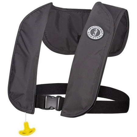 UPC: 0062533120839 | Life Vest Mustang MIT 70 Inflatable PFD Automatic – Admiral Grey