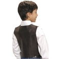 thumbnail image 3 of Roper Western Vest Boys Kids Leather Brown 02-094-0520-0501 BR, 3 of 3