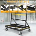 thumbnail image 2 of Yeshouse Folding Drywall Panel Cart Heavy Duty, Foldable Dolly 2200 lbs Capacity,Drywall Dolly with Rubber Swivel Casters, Extendable Panel Cart for Drywall, Plywood, Glass and Sheetrock, 2 of 8