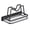 Black2, variant on Lid Holder With Removable Tray Kitchen Lid Holder With Spoon Rest Multifunctional Lid Organiser For 2 Lids Space Saving Cooking Lid Holder Lid Holder Dish Drying Rack Utensil Holder Rolling Rack for