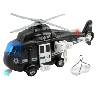 Playmobil Police Parachute Search- Police Helicopter, for Children Ages 4  Years and Older 