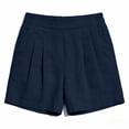thumbnail image 6 of Horkkom Shorts for Women Casual Solid Color Wide Leg High Waisted Shorts Summer Vacation Versatile Beach Shorts, S-3XL, 6 of 8