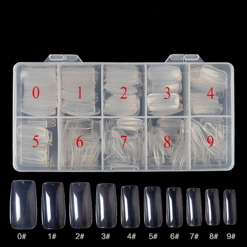 Press on Nail Storage Box Organize Fake Nail Set Acrylic Box Glue on Nails  Box False Nails Storage Box 