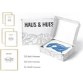 thumbnail image 4 of HAUS AND HUES Picture Frame Set - Set of 5 Wall Frames Collage Set, Collage Photo Frames, Natural Wood Picture Frames, Gallery Wall Decor, (Two 8x10, Two 11x14, One 16x20 Framed Beige), 4 of 6