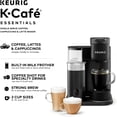 thumbnail image 3 of Restored Keurig K-Cafe SMART Single Serve K-Cup Pod Coffee, Latte and Cappuccino Maker, Black (Refurbished), 3 of 9