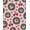Pink, Pattern 4, variant on ODIKA 4' x 6' Machine Washable Non-Slip Area Rug, Festive leaf High Traffic Rug, Pink, 736739