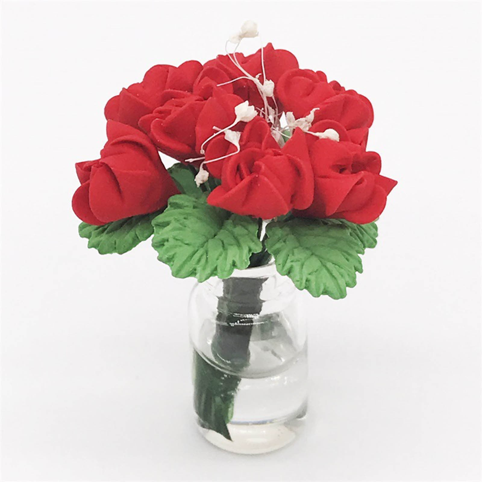 HEEPDD Maison de Poupée Miniature 1:12, bonsaï de Fleurs en Résine et Céramique, Parfait pour la Décoration du Salon et du Jardin HEEPDD Maison de Poupée Miniature 1:12, bonsaï de Fleurs en Résine et Céramique, Parfait pour la Décoration du Salon et du Jardin