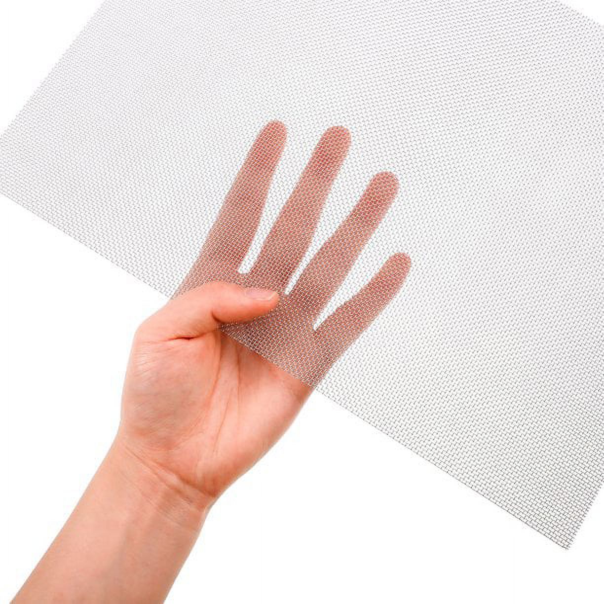 5Packs Stainless Steel Woven Wire Mesh Rodent Proof Screen Mesh for Cage Net Mesh, Cabinets Wire Mesh, Window Screen Door Mesh, 11.8 x 8.27 Inch