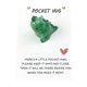 thumbnail image 2 of Tarjeta de bolsillo inglesa de resina de dinosaurio verde regalo • 1 tarjeta de cartera de plástico verde con tarjeta de felicitación • 3,54x2,36 en recuerdo sentimental para fiestas y cumpleaños, 2 of 6