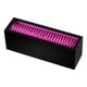 thumbnail image 2 of Estuche organizador de cosméticos de silicona con soporte de exhibición para tocador, de fácil acceso Negro rojo, 2 of 9