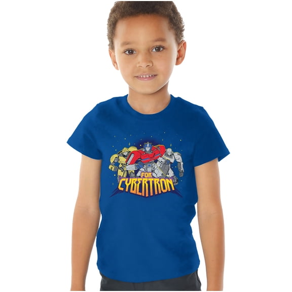 TRANSFORMERS ONE For Cybertron Group Kids T Shirt (2) for Toddler Boys and Girls, Royal