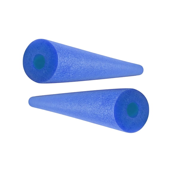 2PCS Hollow Pool Noodle Float Bar Set, 47.24in Foam Floating Swim Stick for Pool Beach Lake Water Activities, Lightweight Hollow Buoyancy Foam Tube(Blue)