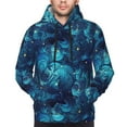 thumbnail image 4 of Hoodies for Men - shiny star navyblue wave Long Sleeve Comfrt Men'S Fashion Hoodies & Sweatshirts, Sweatshirts for Men Hoodies Pullover Clothing Clothes with Pouch, 4 of 7
